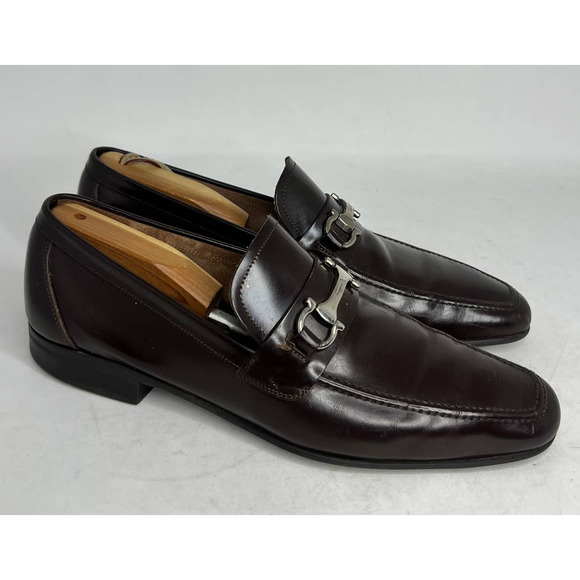 Salvatore Ferragamo Other - Salvatore Ferragamo Brown Leather Horsebit Loafers Sz.10.5